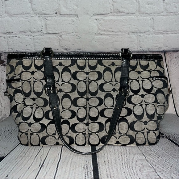 ✅SOLD✅ Vintage Y2K Coach Signature East West Gallery Tote W/ Wallets Set - Picture 6 of 17